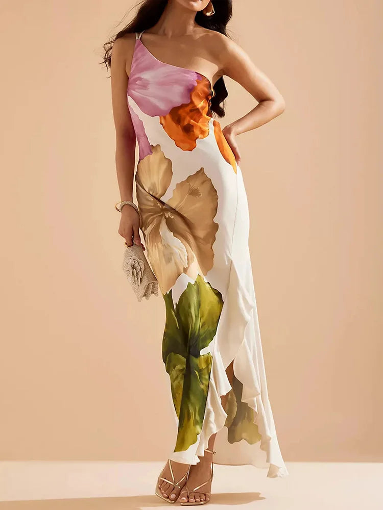 Florabella | One-Shoulder Maxi Kleid