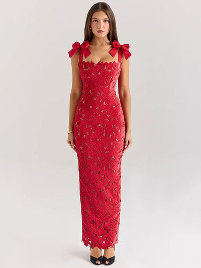 Mitternachtsrose | Maxikleid