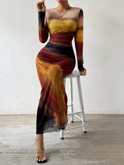Aquarelle Traum | Maxi Kleid