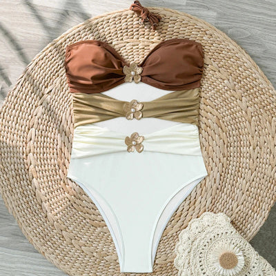 Fioretta | Cut-Out Einteiler mit Blumen-Details