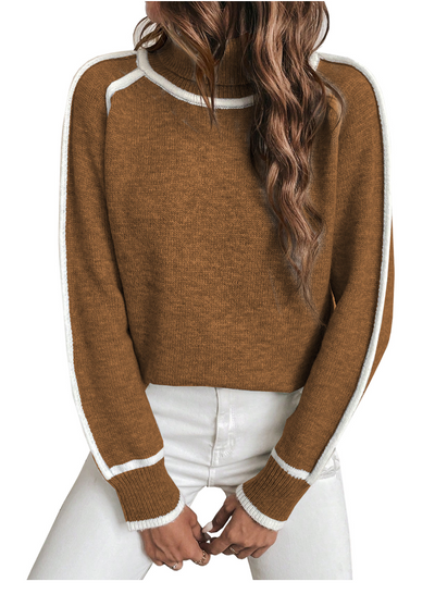Fiora | Süßer Pullover mit hohem Kragen