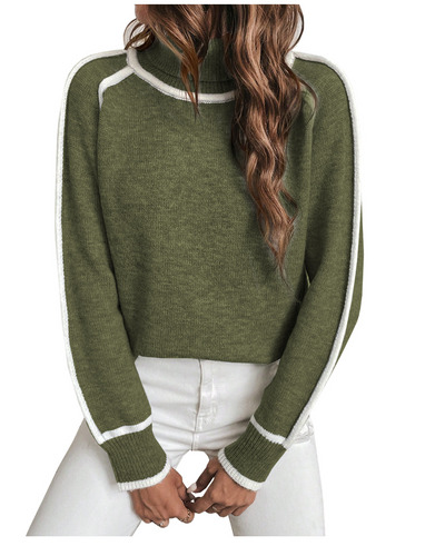 Fiora | Süßer Pullover mit hohem Kragen