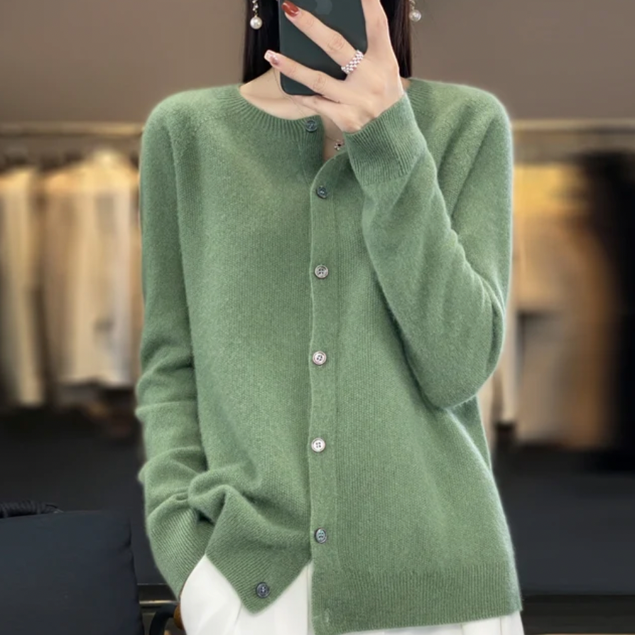 Mirella | Bequemer Cardigan mit Knöpfen