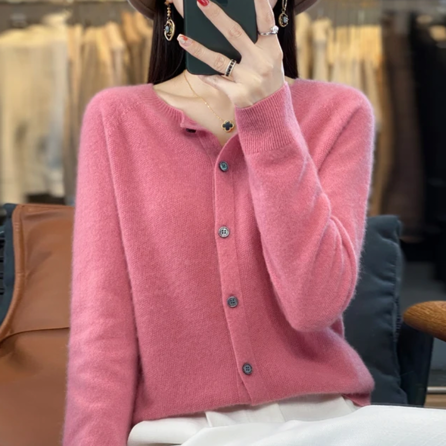 Mirella | Bequemer Cardigan mit Knöpfen