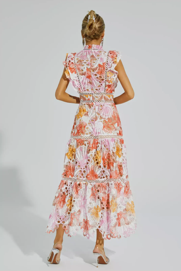 Maven™ | Maxikleid aus floraler Spitze