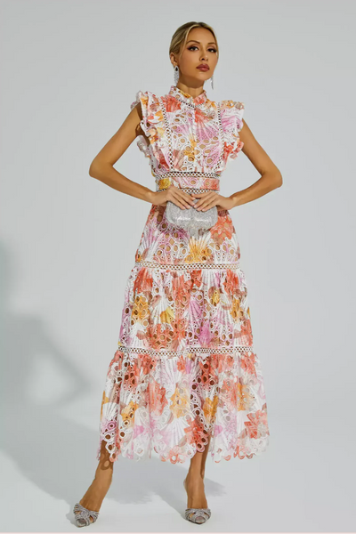 Maven™ | Maxikleid aus floraler Spitze