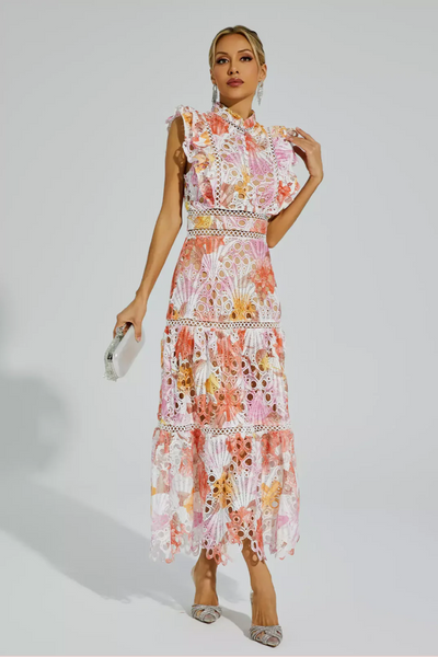 Maven™ | Maxikleid aus floraler Spitze