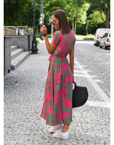 Lara™ | Lebhaftes Wickelkleid