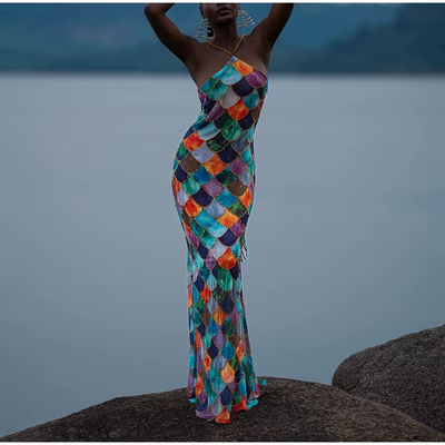 Serena Meerjungfrau | Maxi Kleid