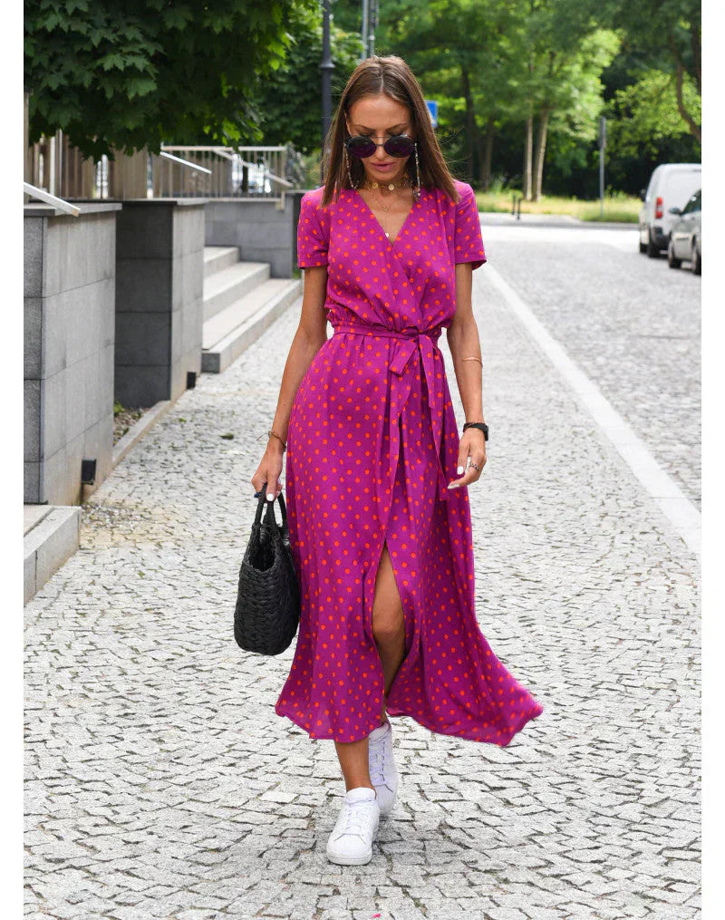 Lara™ | Lebhaftes Wickelkleid