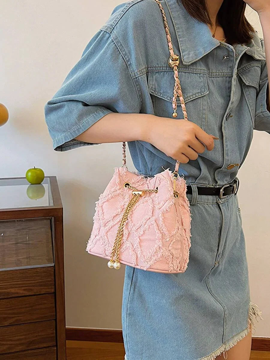 Pearline | Fray Bucket Bag