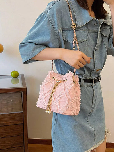 Pearline | Fray Bucket Bag