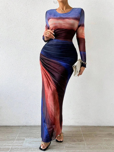 Aquarelle Traum | Maxi Kleid