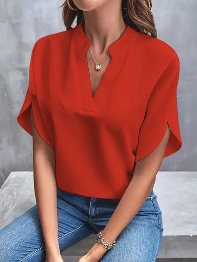Concetta™ | Bluse mit V-Ausschnitt und weichem, raffiniertem Schnitt