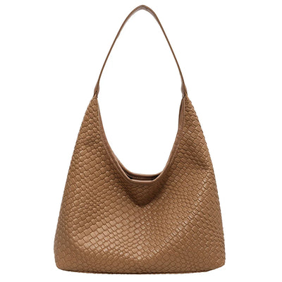 Livia Woven Tote | Vegane Schultertasche mit Pouch