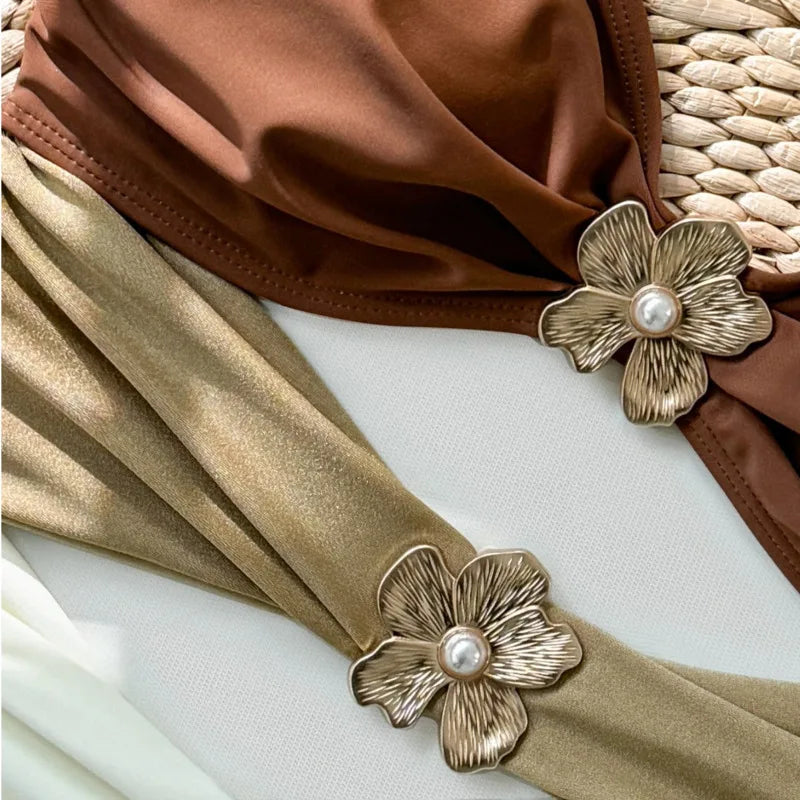 Fioretta | Cut-Out Einteiler mit Blumen-Details