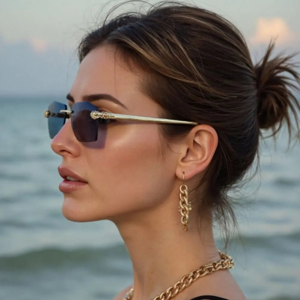 Elowen | Luxe Geometrische Sonnenbrille