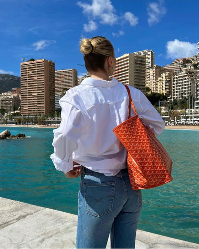 Monvee Tote Bag | Große Tragetasche mit Grafischem Design & Verstärkten Griffen