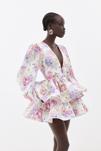Amara Bloom | Fließendes Blumenkleid