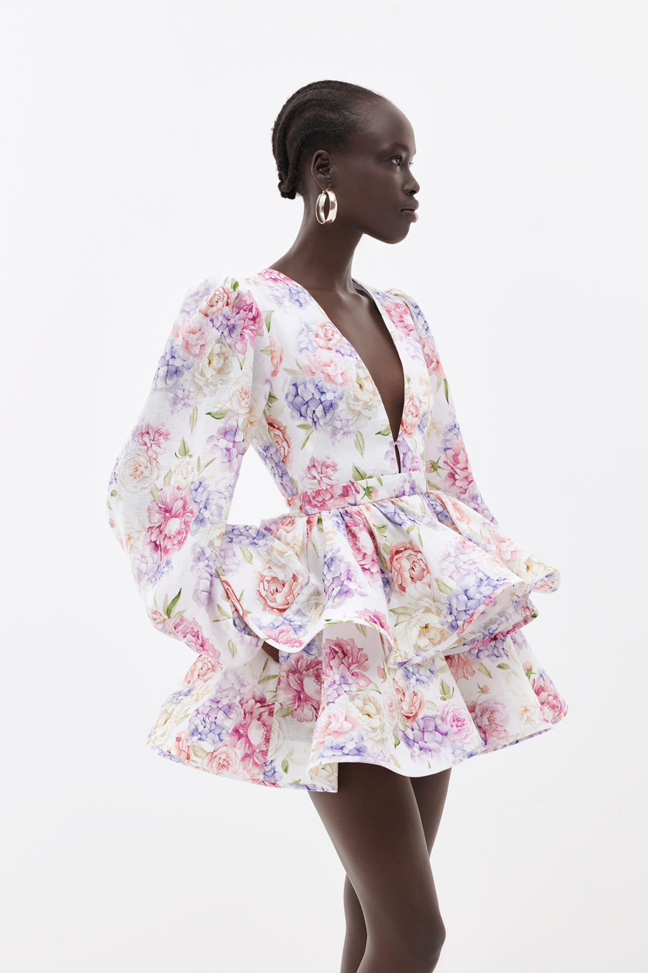 Amara Bloom | Fließendes Blumenkleid