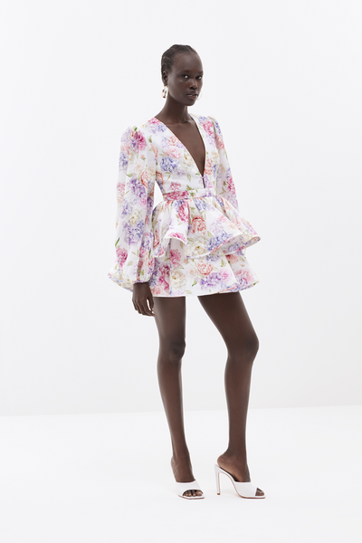 Amara Bloom | Fließendes Blumenkleid