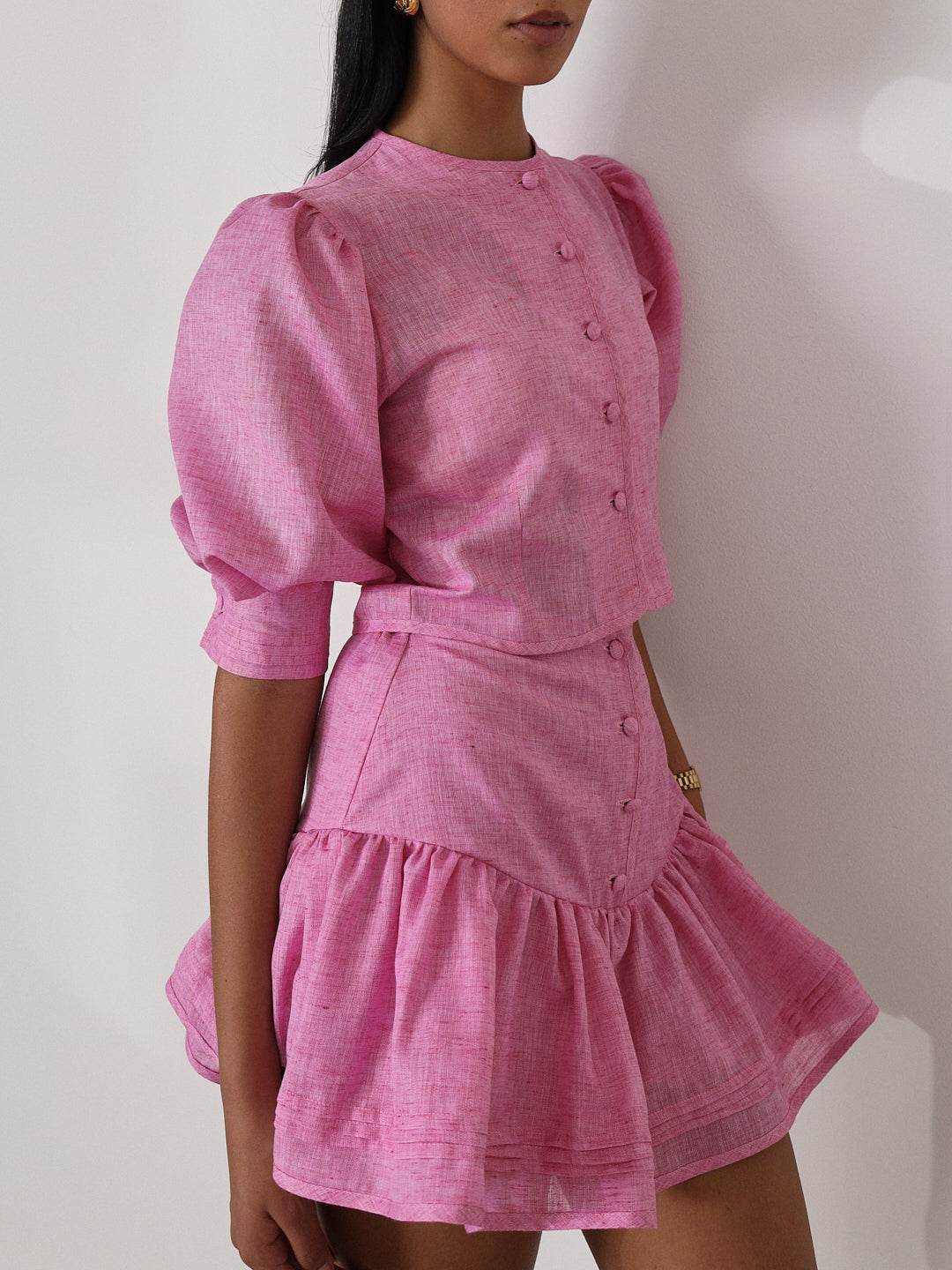 Joya | Pink Button Set