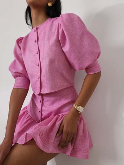 Joya | Pink Button Set
