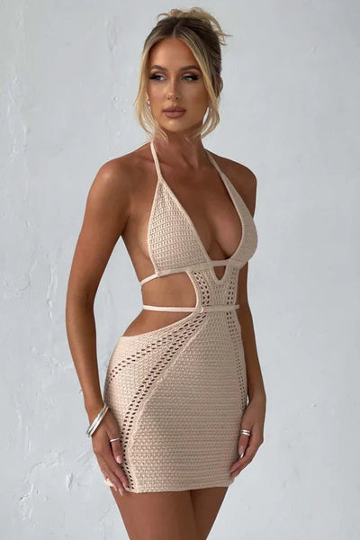 Verführerisches Häkelwerk | Mini Kleid