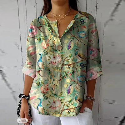 Harley™ | Elegante Blumenshirt