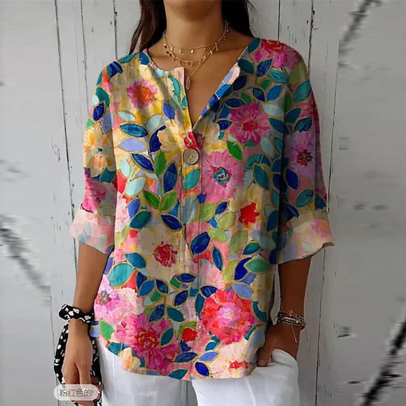 Harley™ | Elegante Blumenshirt
