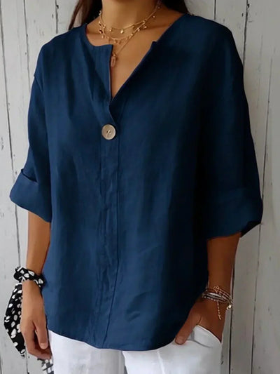 JESSA™ | Lässige Bluse mit V-Ausschnitt