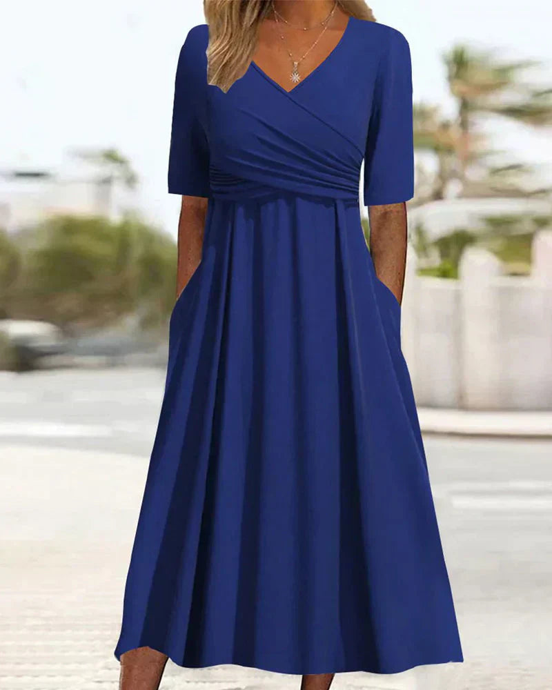 Anna™ - Wickelkleid mit kurzen Ärmeln