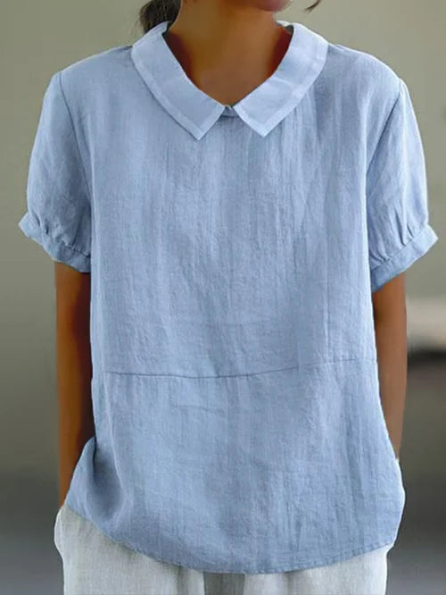 Amalie™ | Bluse mit Kragen und Relaxed Fit
