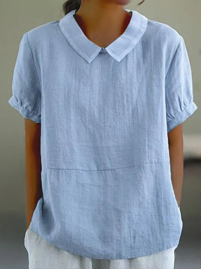 Amalie™ | Bluse mit Kragen und Relaxed Fit