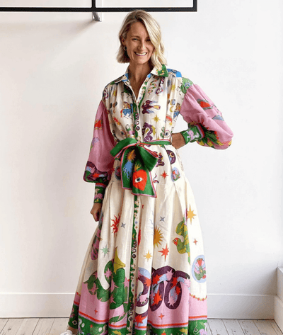 Dorthe™ | Elegantes Maxi-Kleid im italienischen Design