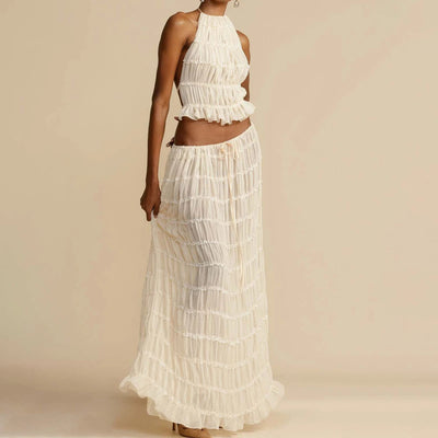 Crop & Gown | Sommerliches Zweiteiliges Set