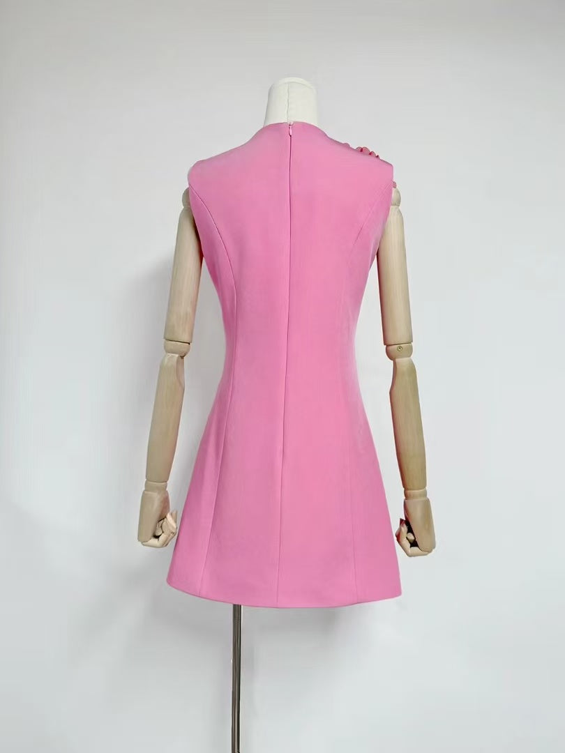 Floretta | Blumenkleid mit 3D-Effekt in Fröhlichen Farben