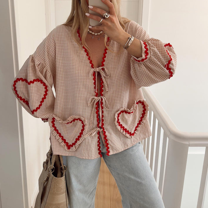 Amora Heart | Bluse