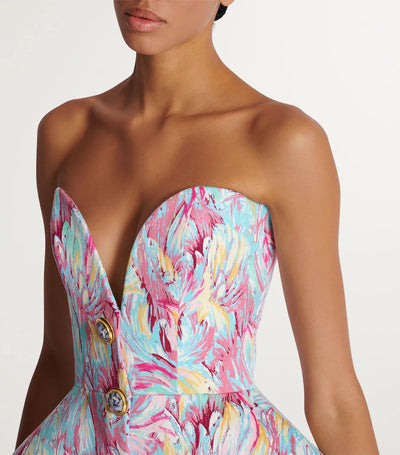 Prism Enchant  | Strapless Mini Kleid