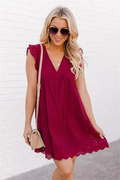 Luna Lace | Mini Kleid
