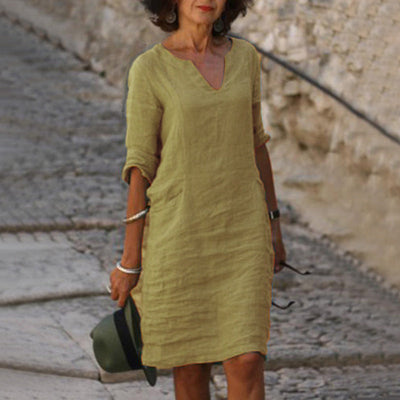 Josette™ | Elegantes Kleid mit V-Ausschnitt