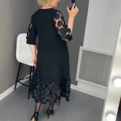 Oversize-Langkleid mit Dekoration