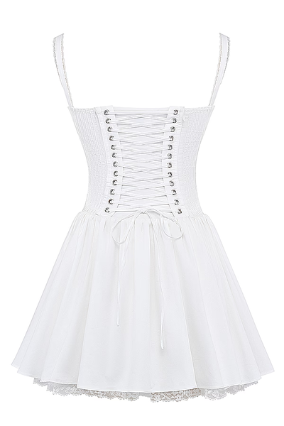 Corsivana | Schnür-Minikleid