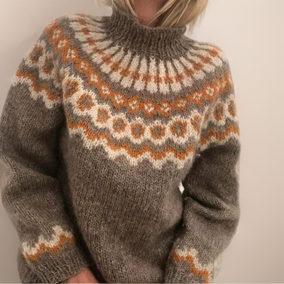 OLIVIA™ | Bequemes Pullover mit hohem Kragen