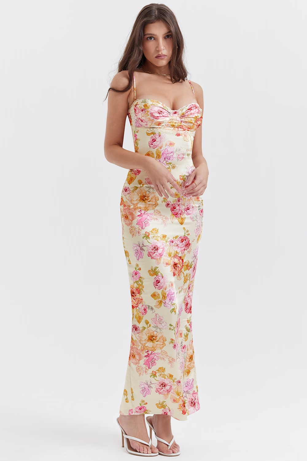 Violana | Fließendes Satin-Kleid
