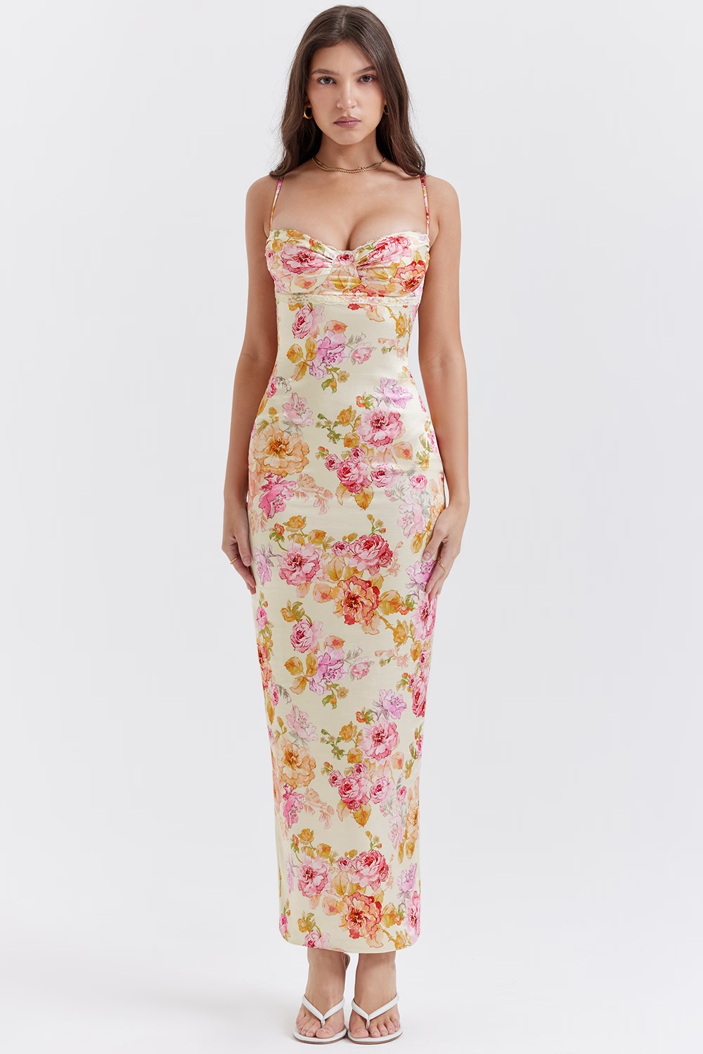 Violana | Fließendes Satin-Kleid
