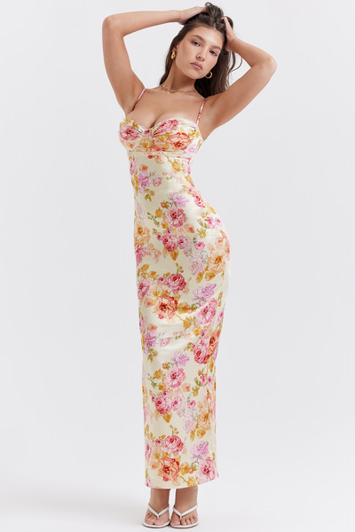 Violana | Fließendes Satin-Kleid