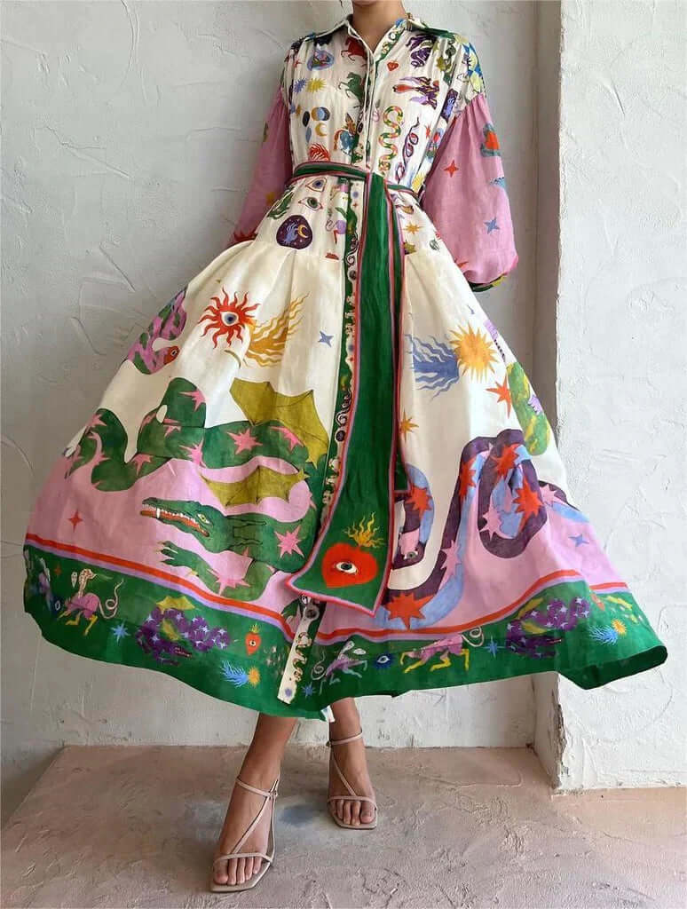 Dorthe™ | Elegantes Maxi-Kleid im italienischen Design