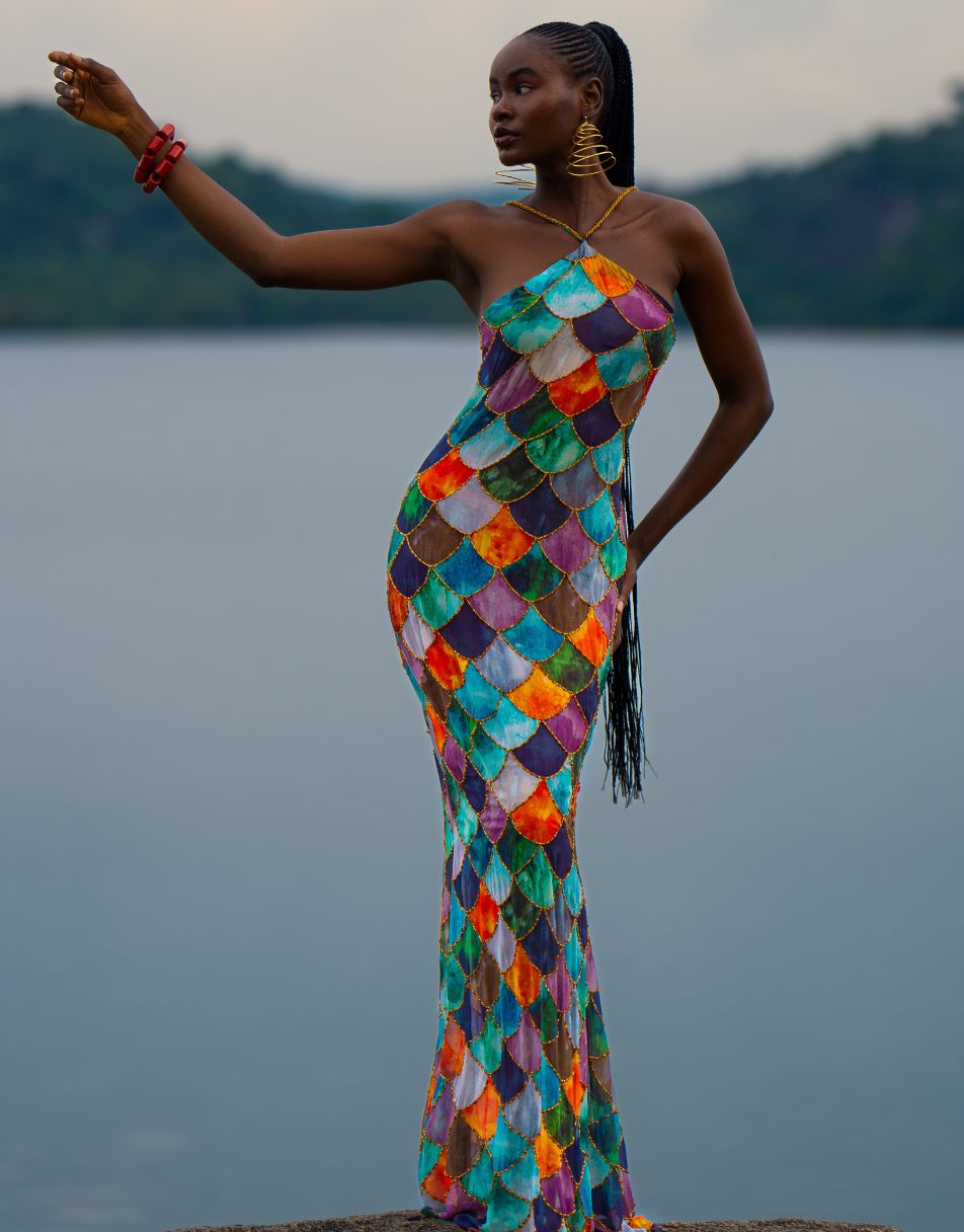 Serena Meerjungfrau | Maxi Kleid