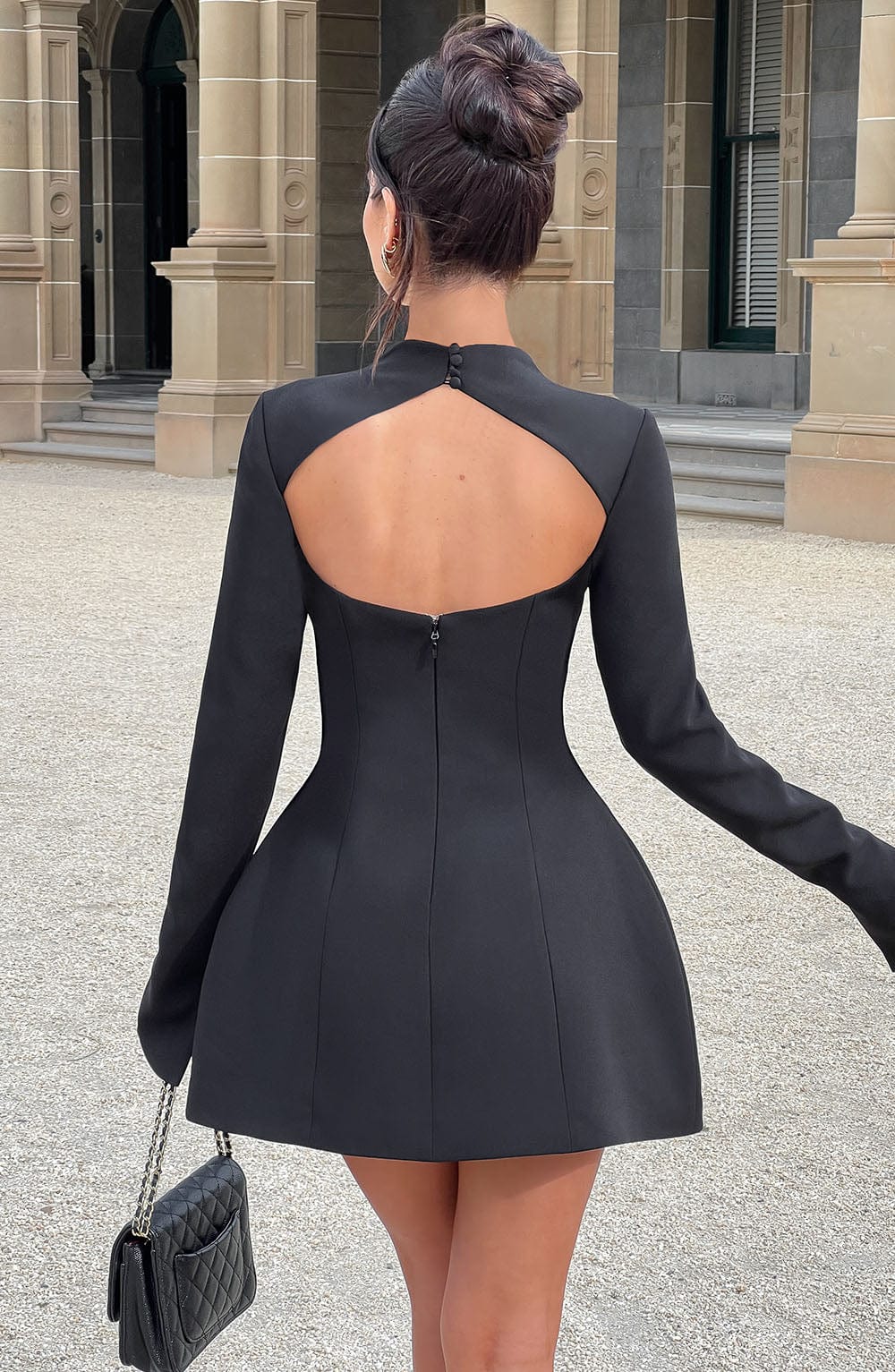 Mitternachtsmus | Mini Kleid